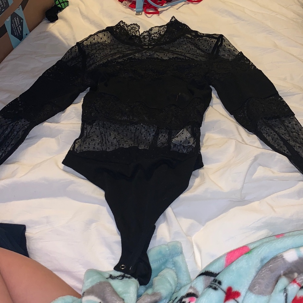 Sexy black bodysuit